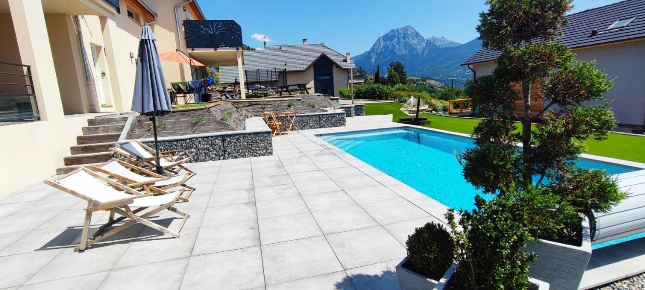 Chambre Vue Lac Av Piscine Prunieres Exterior photo